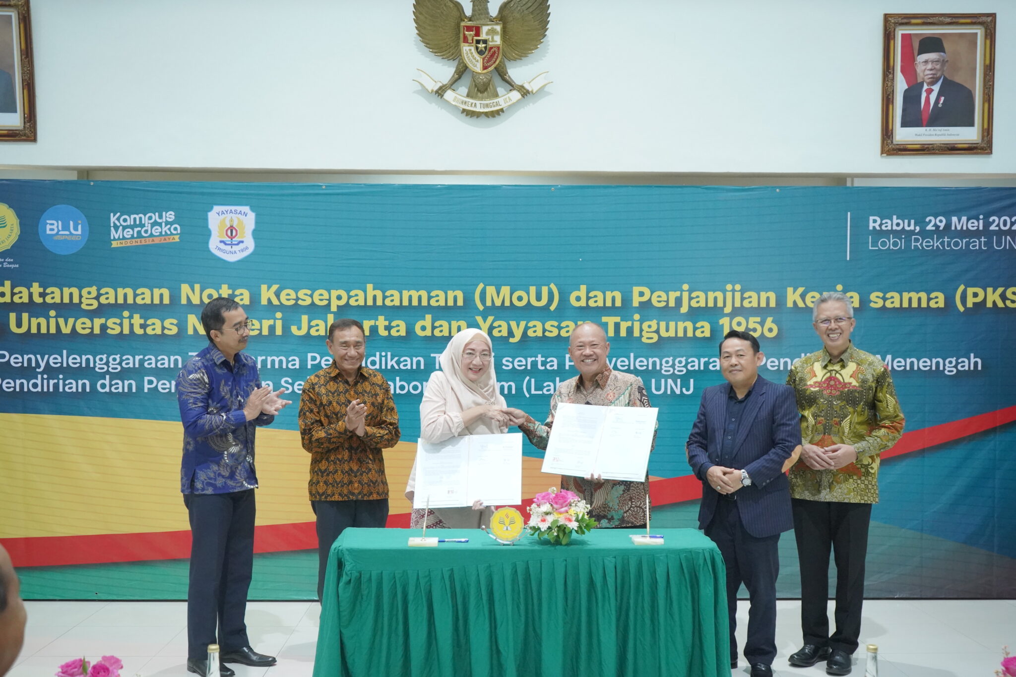 Memperluas Akses Pendidikan: UNJ dan Yayasan Triguna 1956 Resmikan ...